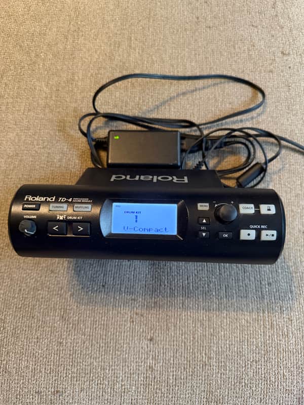 Roland TD-4 Digital Drum Module w/ Coach Feature & Power Adapter (STUDIO GEAR) image 1