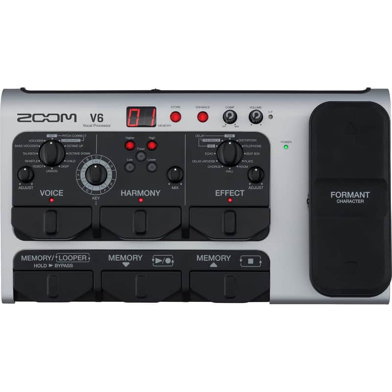 Zoom V6-SP Vocal Effects Processor and Looper Pedal image 1