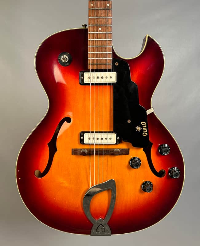Guild T-100-D Slim jim 1965 - Sunburst image 1