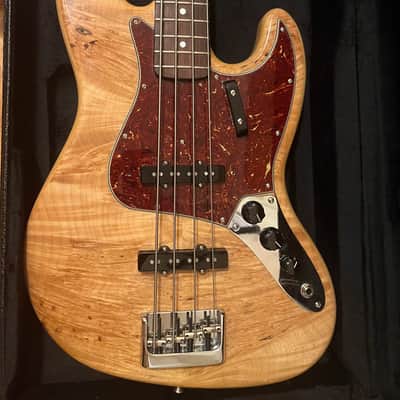 Fender Custom Shop Artisan Maple Burl Jazz Bass NOS - Aged Natural 2024 image 3