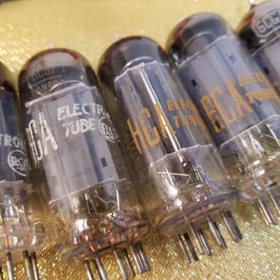 RCA ONE (1) 6CG7 tNOS AT1000 TESTED Balanced! PI Vacuum Tube T2 dual triode 1959-1962 image 6