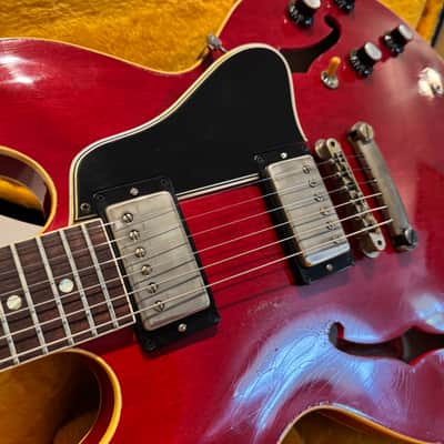 PRE-OWNED | 2024 Gibson Custom Shop Murphy Lab 1961 ES-335 Heavy Aged - Sixties Cherry image 5