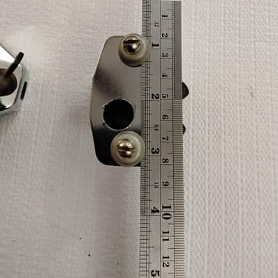 Ludwig 5/16” Bass Drum Curved Spur Mount Brackets….2 In Total… 1970’s…Chrome image 7