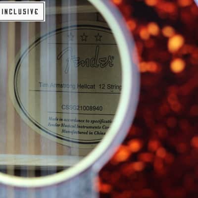 Fender Tim Armstrong Signature Hellcat-12 Natural image 8