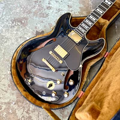 Yamaha SA-2000 Semi-Hollow c 1980 black beauty original vintage MIJ Japan varitone mono image 5