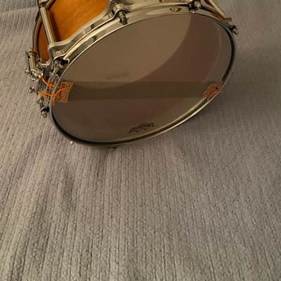 Pearl FTMMH1465 Free-Floating 14x6.5" Maple/Mahogany Snare Drum 2014 - 2020 - Satin Mahogany image 5