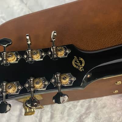 NEW! Gibson Acoustic Hummingbird Torch Acoustic-Electric Guitar - Ebony - 4.4 lbs - Authorized Dealer! G07196 image 12