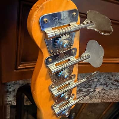 Fender Telecaster Bass with Maple Fretboard-1978-Sunburst image 9