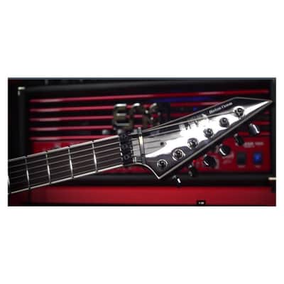 ESP LTD Horizon Custom 87 6-String Right-Handed Electric Guitar with Alder Body and Macassar Ebony (Black) image 5