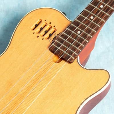 USED Godin MultiUke Natural 2017 Acoustic-Electric Ukulele w/Godin Gig Bag image 4