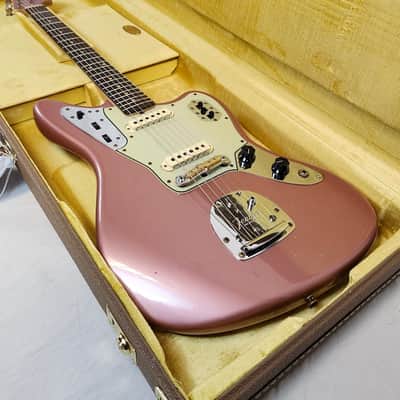 Fender Custom Shop 1964 Jaguar Journeyman Relic, AAA Rosewood FB, Faded Aged Burgundy Mist Metallic, w/HSC image 2