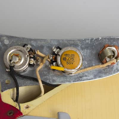 Fender  Duo-Sonic II Solid Body Electric Guitar (1965), ser. #L78307, original tan hard shell case. image 17