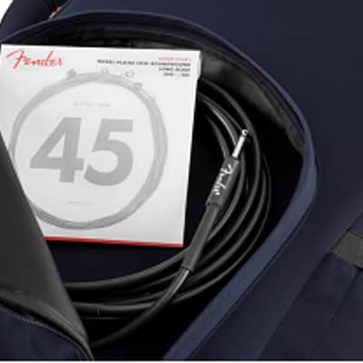 Fender Troubadour  Electric Guitar Gig Bag, Navy image 7