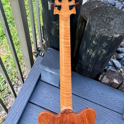 Jesselli Compact Art Nouveau Tiered Hollow-body 1995 - fabulous & ultra rare 1-off is one of Keith Richards Faves ! image 12