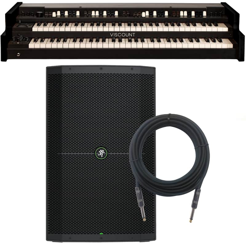 Viscount Legend 261 Dual-Manual Organ - Black MONITOR KIT image 1