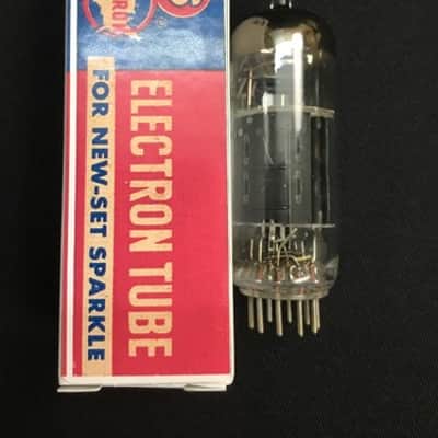 CBS 12BZ7 Dual Triode Black Plates AUDIO AMPLIFIER VACUUM TUBE Tested 4.2096-D image 2
