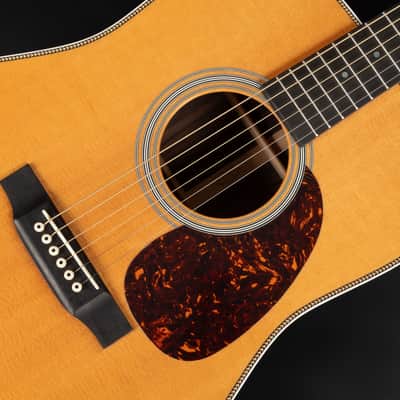 2014 Martin Standard Series HD-28 - Natural | USA All Solid Dreadnought Acoustic Guitar Scalloped X-Bracing Herringbone Binding 42.9mm Nut | OHSC image 20