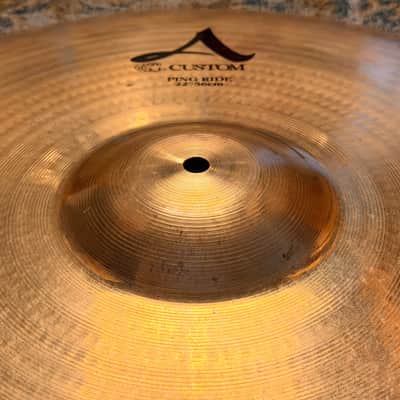 Zildjian A CUSTOM 22” PING RIDE Fantastic Shape! Brilliant Finish! 3564 g Don’t Pay $475! image 5