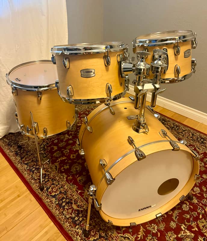 Yamaha TMP0F4 Tour Custom 20x15/14x13/12x8/10x7" 4pc Shell Pack 2020 - Present - Butterscotch Satin