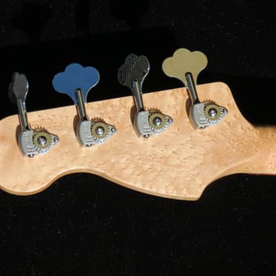 Babik Custom P-Bass style, Padauk birds eye maple neck, Handmade 2019 image 6