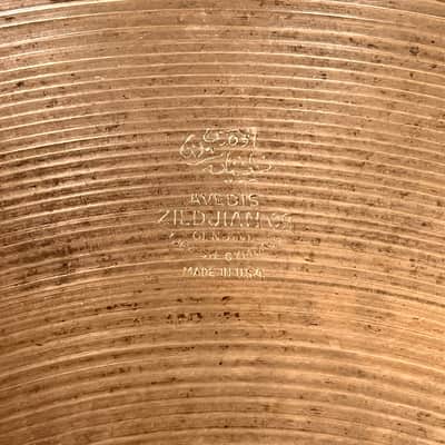 BUN E CARLOS 22” Vintage Zildjian 1960s Crash Ride 3084 g Balanced! Anointed By THE MAN! image 4