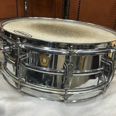 Ludwig 5" deep X 14" head Super Sensitive Snare Drum (3296-SD-4186) 1966 - chrome image 1