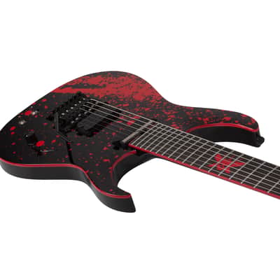 Schecter Sullivan King Banshee 7FRS - Obsidian Blood image 11