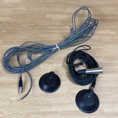 2 Audio Technica AT841a OmniDirectional Condenser Boundary Microphones w/ cables image 1