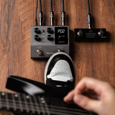 VALETON Looper Pedal Dual Track Stereo Looper for Guitar, Bass, Keyboard, Vocals Drum Machine 99 Project Storage spaces Software Support VLP-200(Shipping from US Local warehouse) image 7