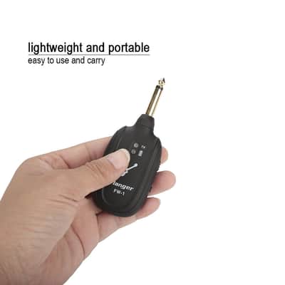 Flanger FW-1 Rechargeable 2.4Ghz Wireless System Digital Guitar Transmitter Receiver 50m Range image 9