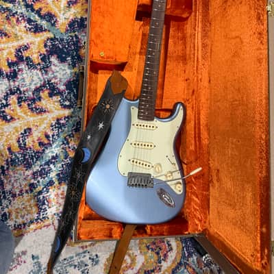 Fender American Ultra Luxe Vintage ’60s Stratocaster Ice Blue Metallic – Plek’d – OHSC/Case Candy image 1