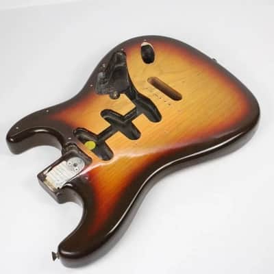 1979 Vintage Fender Stratocaster Sunburst 3-Bolt BODY 4.2 lbs Super CLEAN 1970s USA Strat image 7