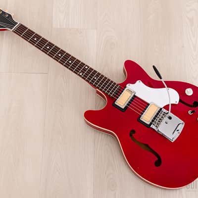 1968 Kay Clermont S667 Vintage Hollowbody Guitar Near-Mint, Valco-Made w/ "Power Tone" Gold Foils, Case image 12
