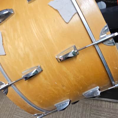 AXL 24 Inch x14 Inch Bass Drum - Natural image 5
