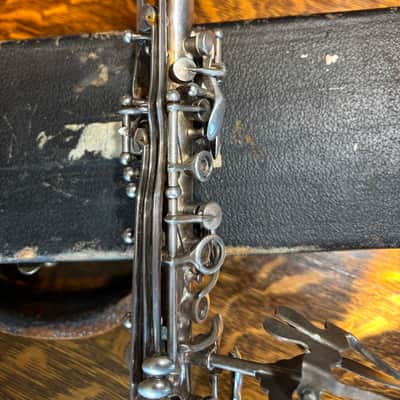 Vintage 1928 “The Elkhart” Metal Clarinet Rare Model - Restored, Ready to Play! image 8