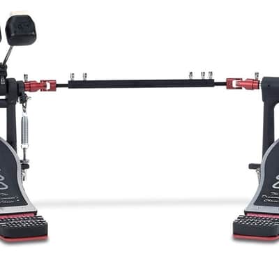 DW Delta II Lefty Turbo Double Bass Drum Pedal w/ Case image 1