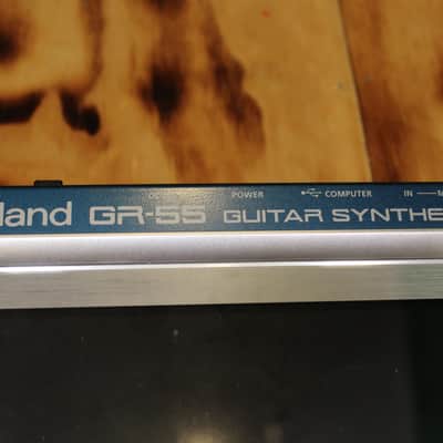 Roland GR-55 Guitar Synthesizer GR COSM Blue Set with Adaptor and Midi Cable (Used) image 2