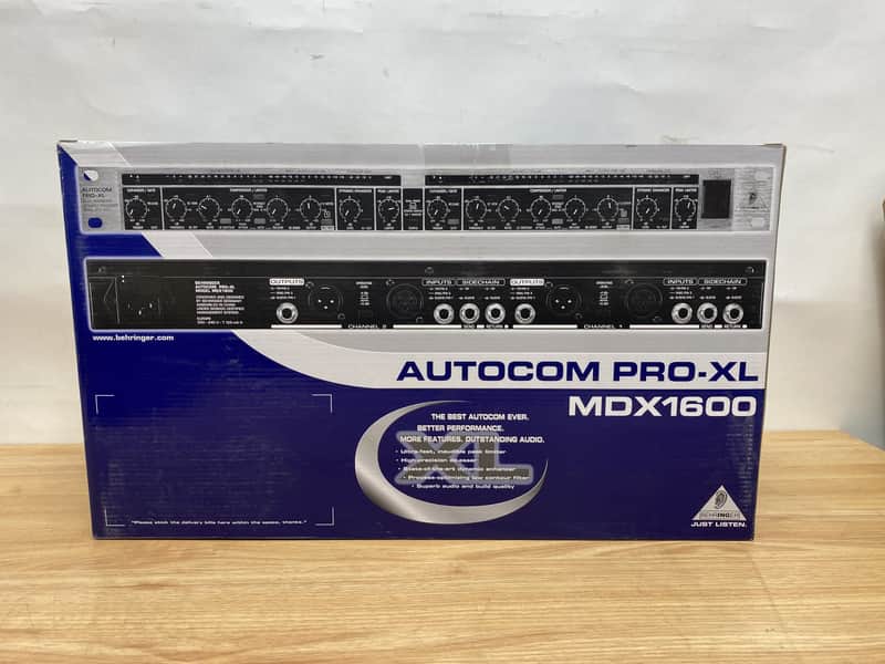 Behringer Autocom Pro-XL MDX1600 2-Channel Dynamics Processor | Reverb
