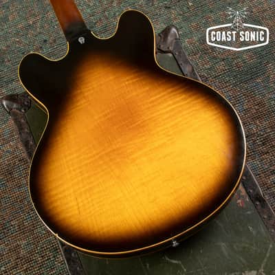 1993 Gibson ES-335 Dot Semi-Hollow Guitar Vintage Sunburst w/case image 10