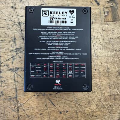 Keeley Octa Psi Transfigurating Fuzz 2024 - Black image 7