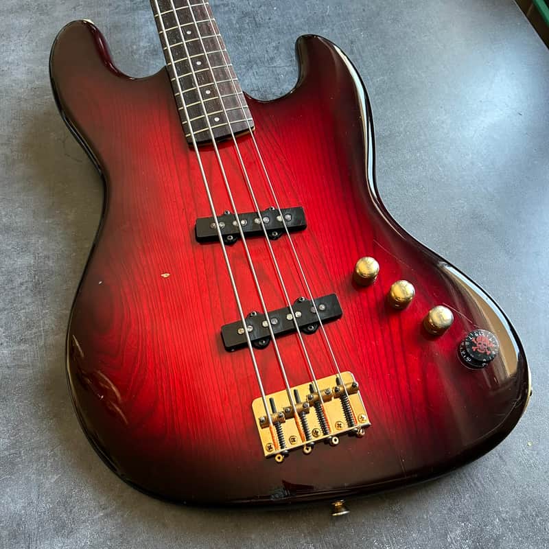 Tokai Custom Edition Jazz Bass Made in Japan 1991 - Transparent Red image 1
