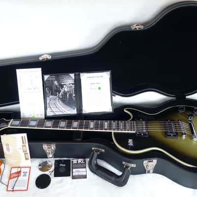 CASE QUEEN! 2021 Gibson Adam Jones 1979 V2 1979V2 Les Paul Custom Silverburst Aged & Signed Electric Guitar image 1