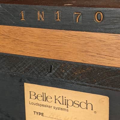 Klipsch Belle Speakers 1975 All Original - For Local Pick Up in Milwaukee, WI image 12