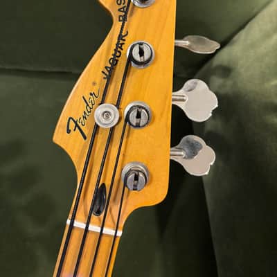 Fender Pawn Shop Series Reverse Jaguar Bass - Black image 10