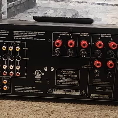 Onkyo Onkyo TX-DS595A/V Receiver with Dolby Digital, DTS, and Pro Logic II 90s image 7