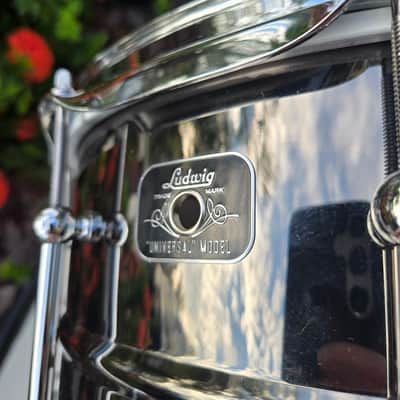 Ludwig Universal Brass 8x14" Snare Drum - Black Nickel over Brass image 5