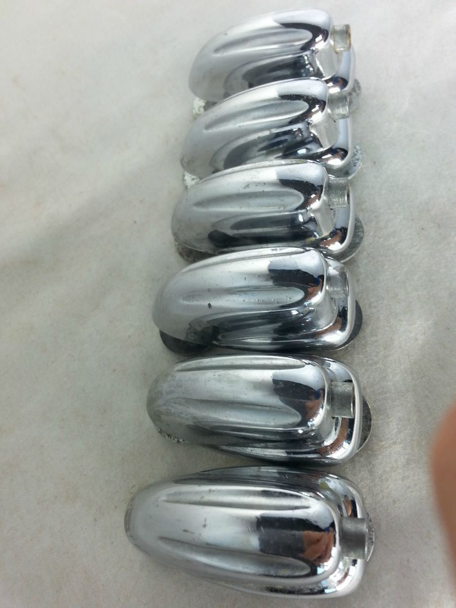 Slingerland 6x Sound King Tom Drum Lugs Chrome Big Hex/Washer Vintage 60s-70s — main photograph