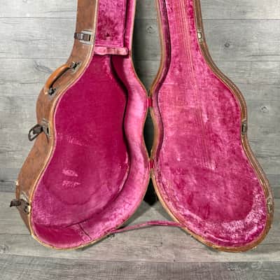 Gibson GEIB Brown Case for L-5s, L-7s, ES-350, 17" Models 1950 Era image 2