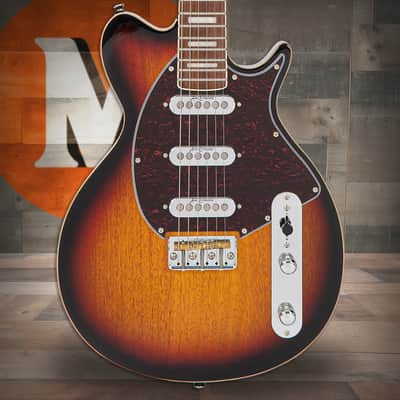 Vintage REVO Series 'Vision' Electric Guitar - Two Tone Sunburst (VRV800SB) image 1