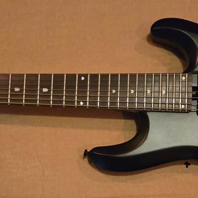 Sterling JP70 John Petrucci 7-String Electric Guitar, DiMarzio Illuminator PUs - Stealth Black image 2